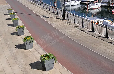 道路组合花箱