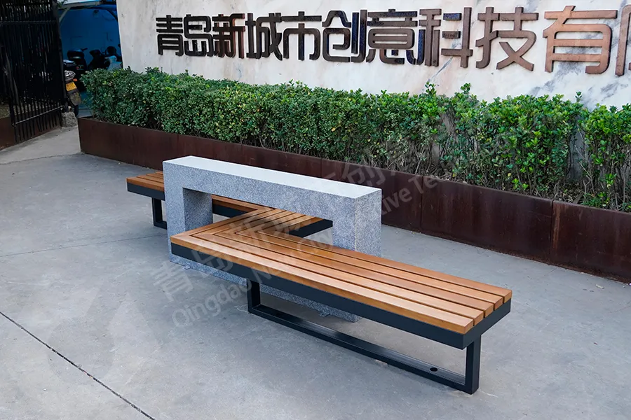 公园椅,户外休闲坐凳,铁艺组合长凳,成品坐凳
