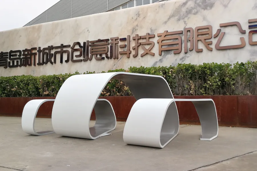 不锈钢座椅,室内外创意座椅,不锈钢坐凳