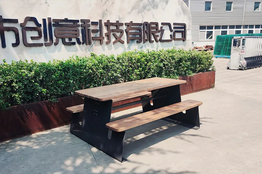 户外桌椅组合,户外桌椅,连体桌椅组合,公园桌椅组合