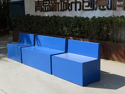 紫罗兰玻璃钢座椅