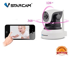 Camera an ninh wifi Vstarcam siêu nét HD1080 (Cổ vòm)